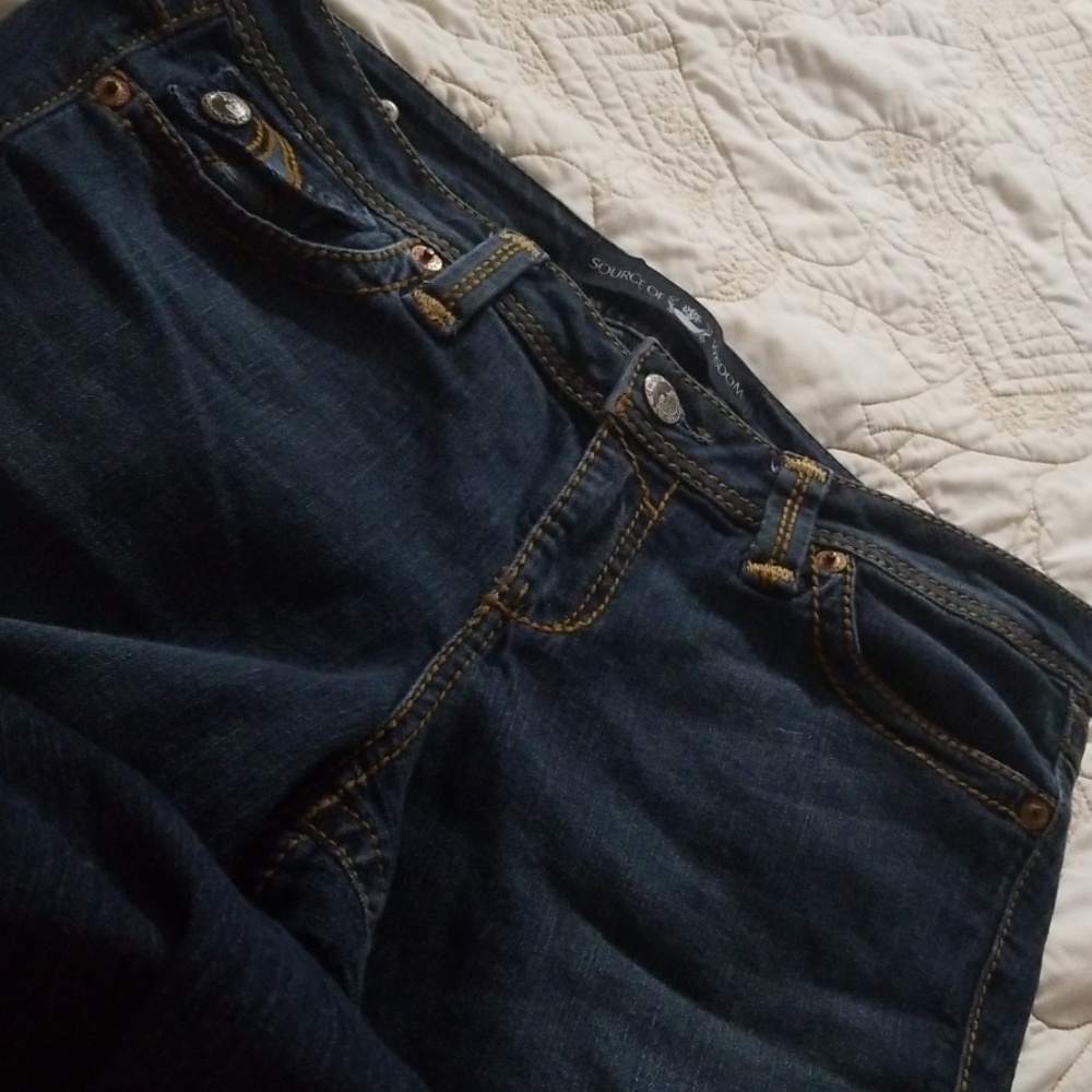 Source of Wisdom Flare Leg Size 14 Jean